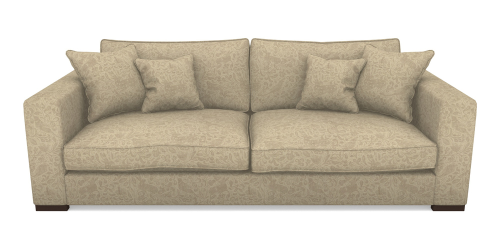 Product photograph of Stourhead 4 Seater Sofa In V A Drawn From Nature - Bird And Rabbit - Natural from Sofas and Stuff Limited