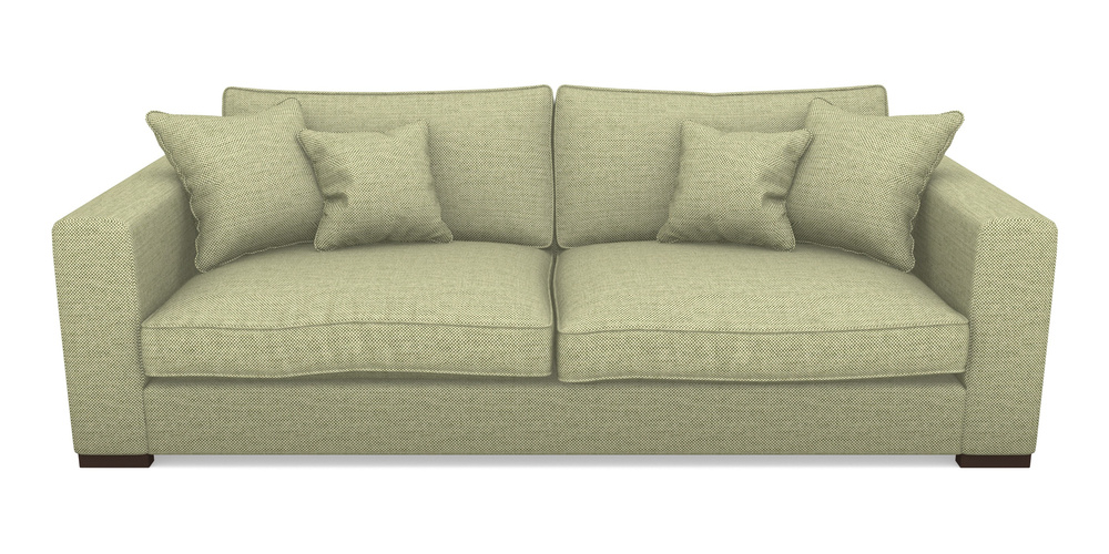 Product photograph of Stourhead 4 Seater Sofa In Basket Weave - Sage from Sofas and Stuff Limited