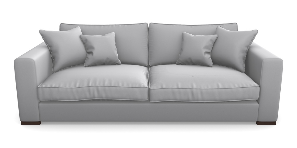 Product photograph of Stourhead 4 Seater Sofa In Clever Glossy Velvet - Fifty Shades from Sofas and Stuff Limited