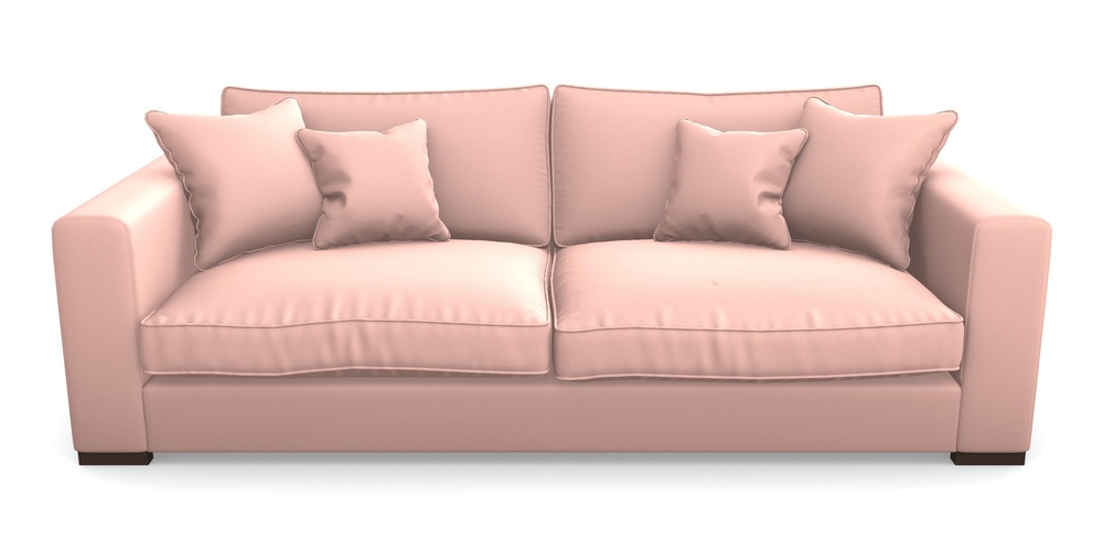 Product photograph of Stourhead 4 Seater Sofa In Clever Glossy Velvet - Tutu from Sofas and Stuff Limited
