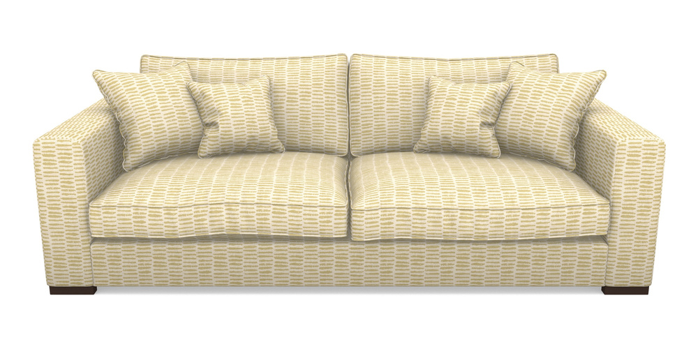 Product photograph of Stourhead 4 Seater Sofa In Cloth 18 - Daub - Summer from Sofas and Stuff Limited