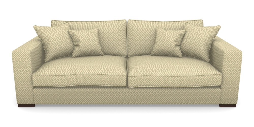 Product photograph of Stourhead 4 Seater Sofa In Cloth 18 - Key - Fennel from Sofas and Stuff Limited