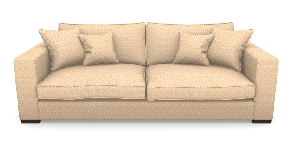 Product photograph of Stourhead 4 Seater Sofa In Cloth 18 - Key - Rose from Sofas and Stuff Limited