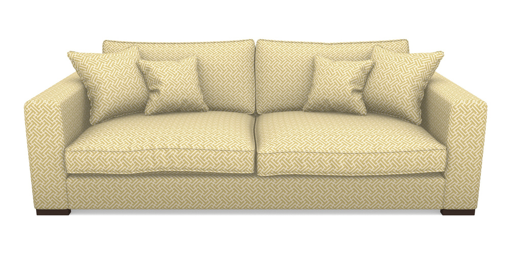 Product photograph of Stourhead 4 Seater Sofa In Cloth 18 - Key - Summer from Sofas and Stuff Limited