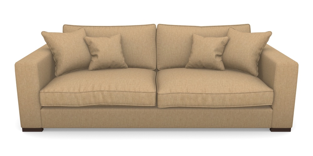 Product photograph of Stourhead 4 Seater Sofa In Clever Cotton Mix - Bamboo from Sofas and Stuff Limited