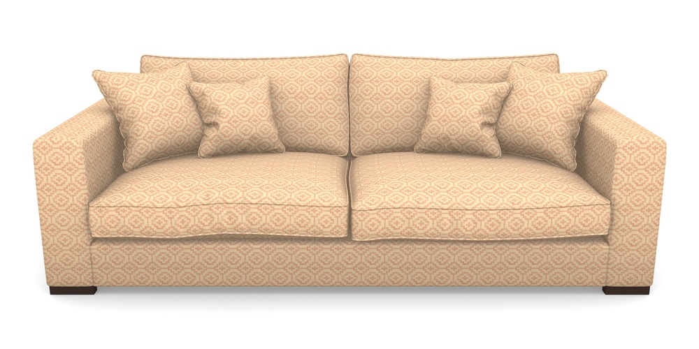 Product photograph of Stourhead 4 Seater Sofa In Cloth 18 - Tile - Flamingo from Sofas and Stuff Limited