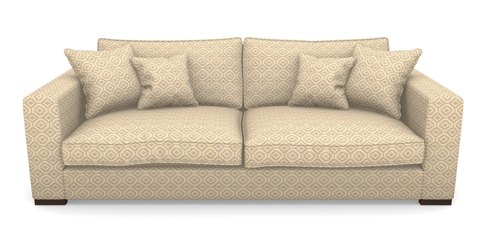 Product photograph of Stourhead 4 Seater Sofa In Cloth 18 - Tile - Lavender from Sofas and Stuff Limited