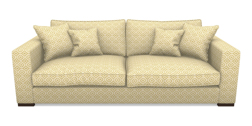 Product photograph of Stourhead 4 Seater Sofa In Cloth 18 - Tile - Summer from Sofas and Stuff Limited