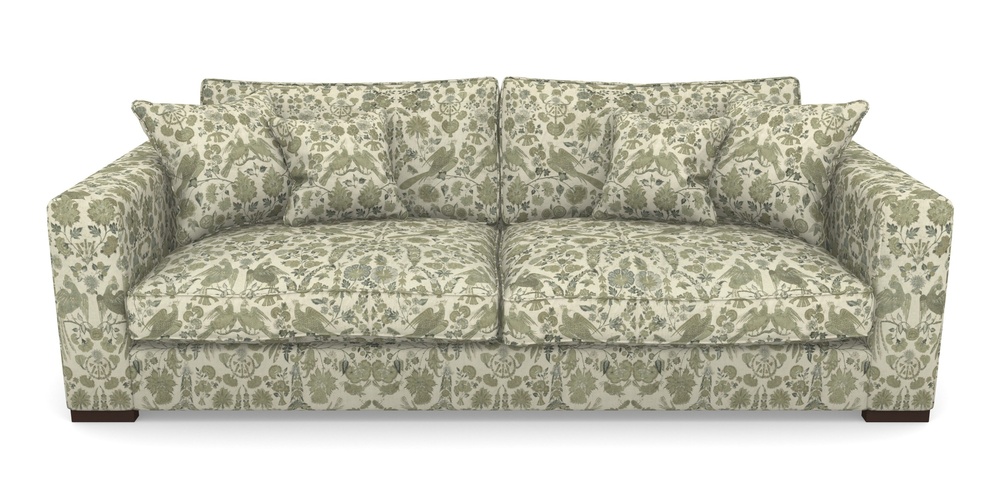 Product photograph of Stourhead 4 Seater Sofa In V A Brompton Collection - Coromandel - Basil from Sofas and Stuff Limited