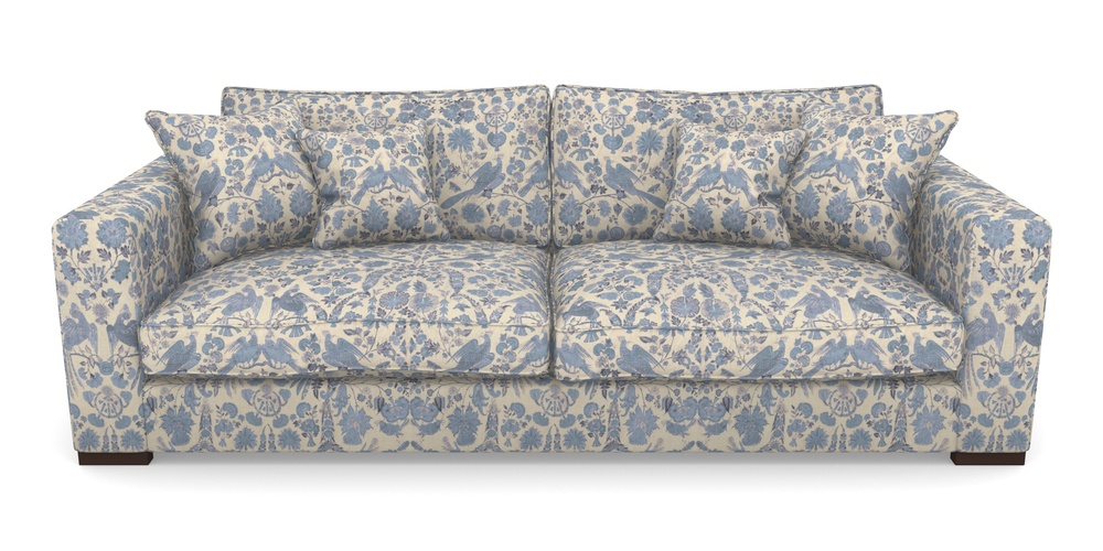 Product photograph of Stourhead 4 Seater Sofa In V A Brompton Collection - Coromandel - Morning Blue from Sofas and Stuff Limited