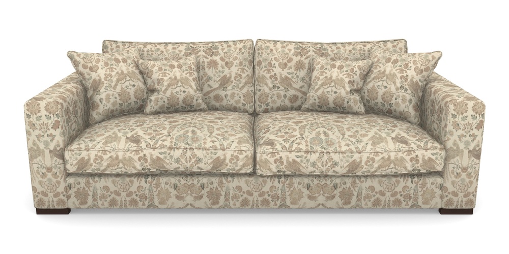 Product photograph of Stourhead 4 Seater Sofa In V A Brompton Collection - Coromandel - Assam Tea from Sofas and Stuff Limited