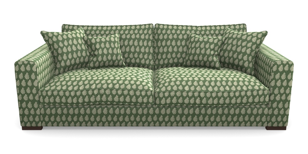 Product photograph of Stourhead 4 Seater Sofa In Cloth 21 - Oak Leaf - Forest from Sofas and Stuff Limited