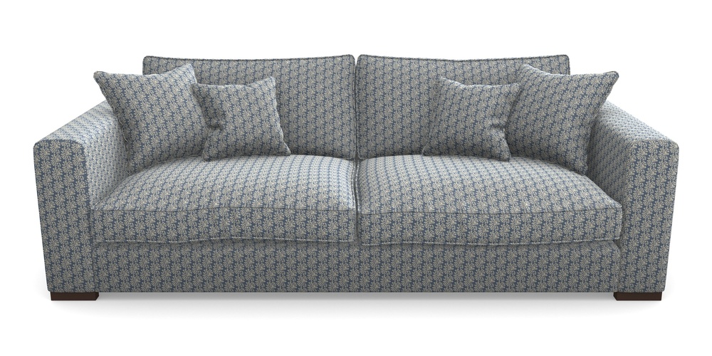 Product photograph of Stourhead 4 Seater Sofa In Cloth 21 - Spring Twig - Bilberry from Sofas and Stuff Limited