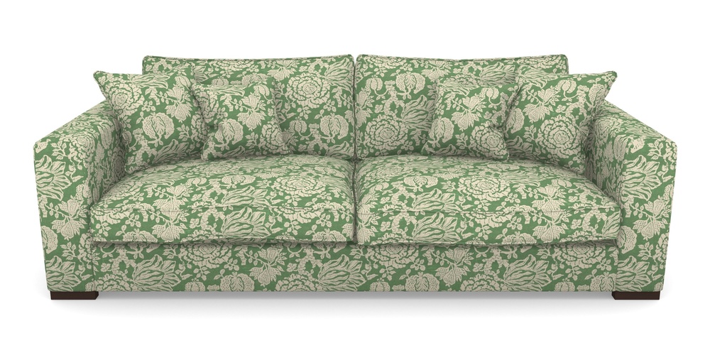 Product photograph of Stourhead 4 Seater Sofa In V A Brompton Collection - Flowering Kale - Basil from Sofas and Stuff Limited