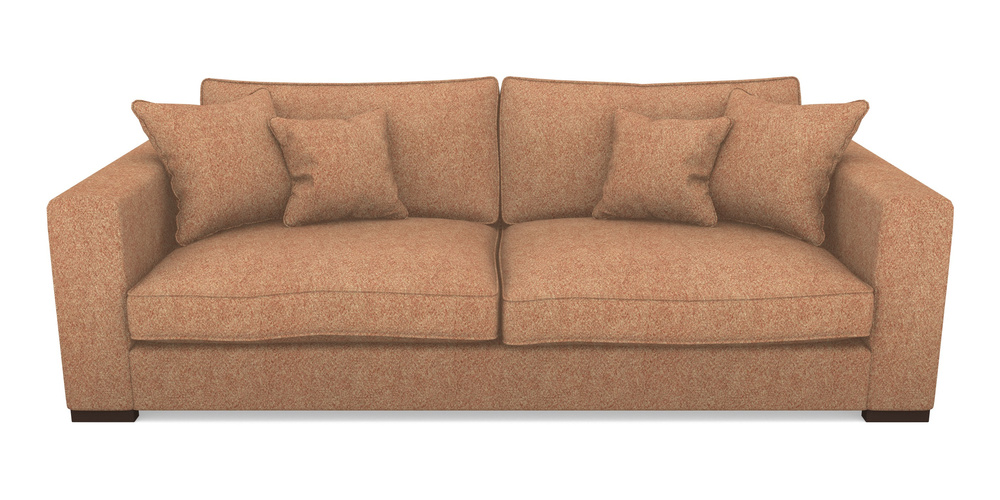 Product photograph of Stourhead 4 Seater Sofa In Cloth 22 Weaves - Grand Teton - Amber from Sofas and Stuff Limited