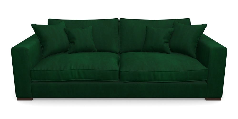 Product photograph of Stourhead 4 Seater Sofa In House Clever Velvet - Fern from Sofas and Stuff Limited