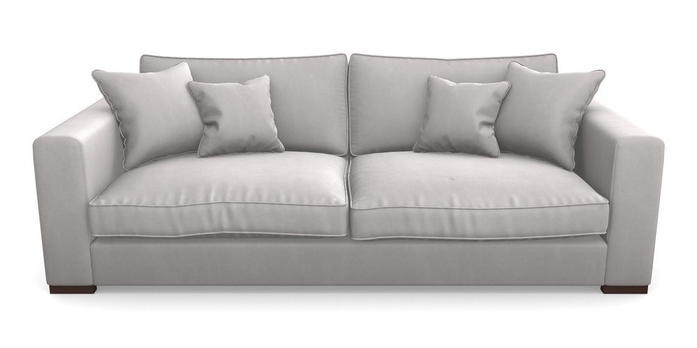 Product photograph of Stourhead 4 Seater Sofa In House Clever Velvet - Mist from Sofas and Stuff Limited