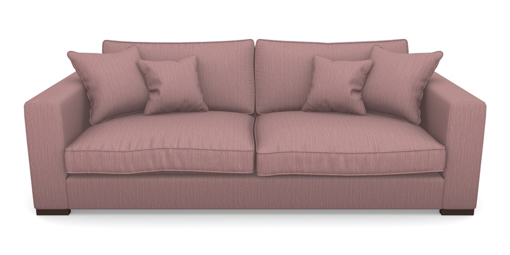 Product photograph of Stourhead 4 Seater Sofa In Herringbone - Thistle from Sofas and Stuff Limited