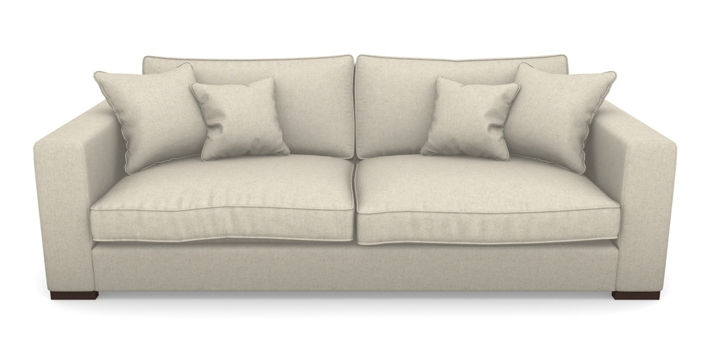 Product photograph of Stourhead 4 Seater Sofa In House Linen 1 - Natural from Sofas and Stuff Limited