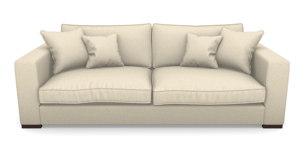 Product photograph of Stourhead 4 Seater Sofa In House Linen 2 - Natural from Sofas and Stuff Limited