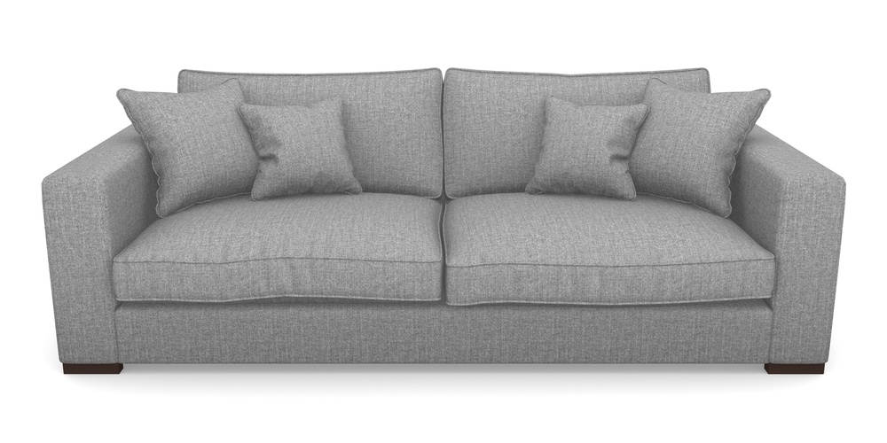 Product photograph of Stourhead 4 Seater Sofa In House Plain - Nickel from Sofas and Stuff Limited