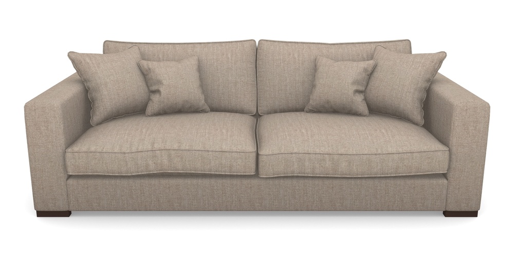 Product photograph of Stourhead 4 Seater Sofa In House Plain - Nutmeg from Sofas and Stuff Limited
