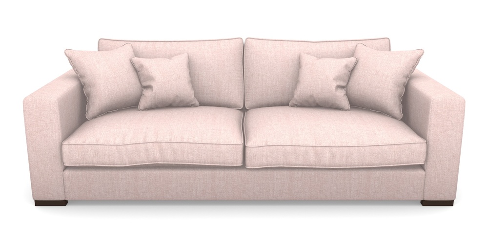 Product photograph of Stourhead 4 Seater Sofa In House Plain - Rose from Sofas and Stuff Limited