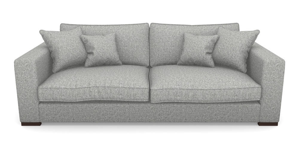 Product photograph of Stourhead 4 Seater Sofa In House Wool - Mercury from Sofas and Stuff Limited