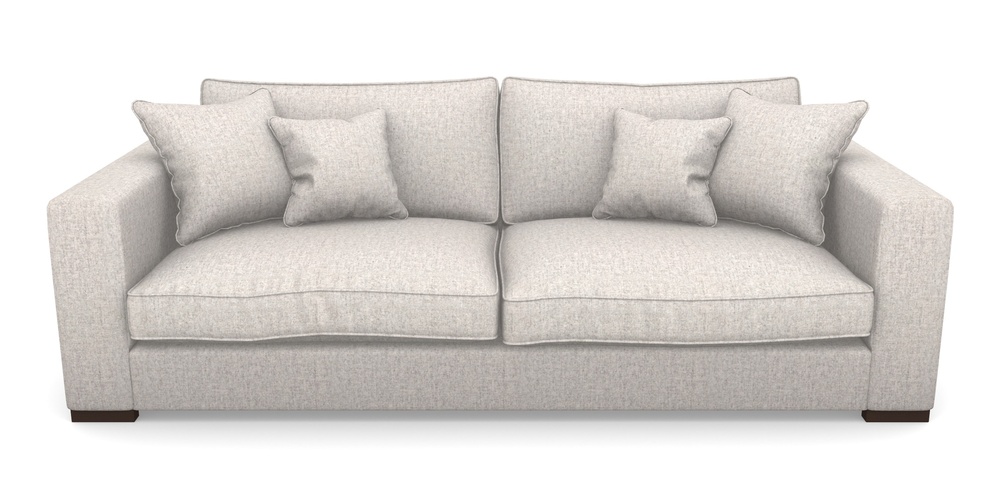 Product photograph of Stourhead 4 Seater Sofa In House Wool - Pebble from Sofas and Stuff Limited