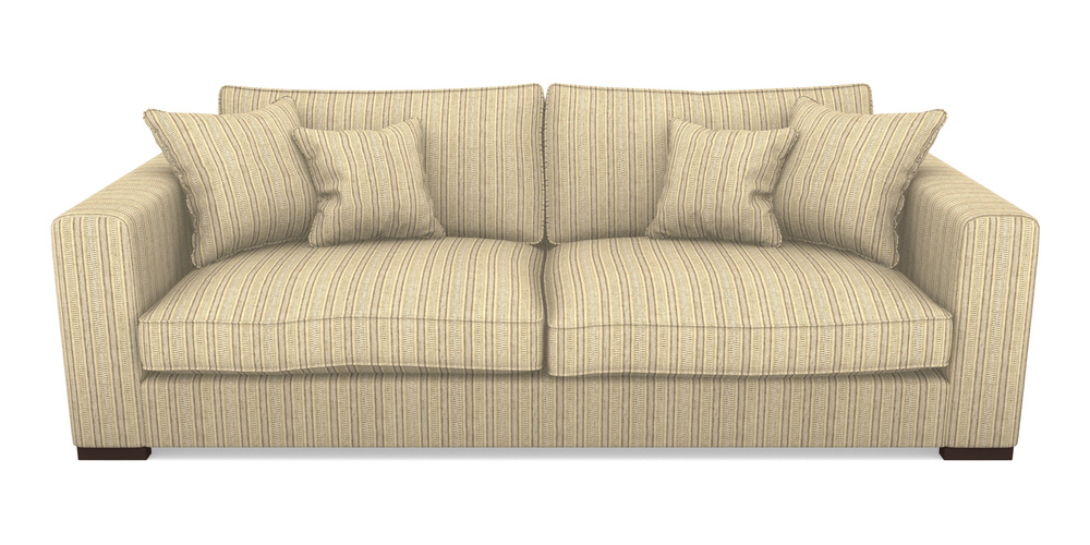 Product photograph of Stourhead 4 Seater Sofa In Cloth 22 Weaves - North Cascades - Jade from Sofas and Stuff Limited