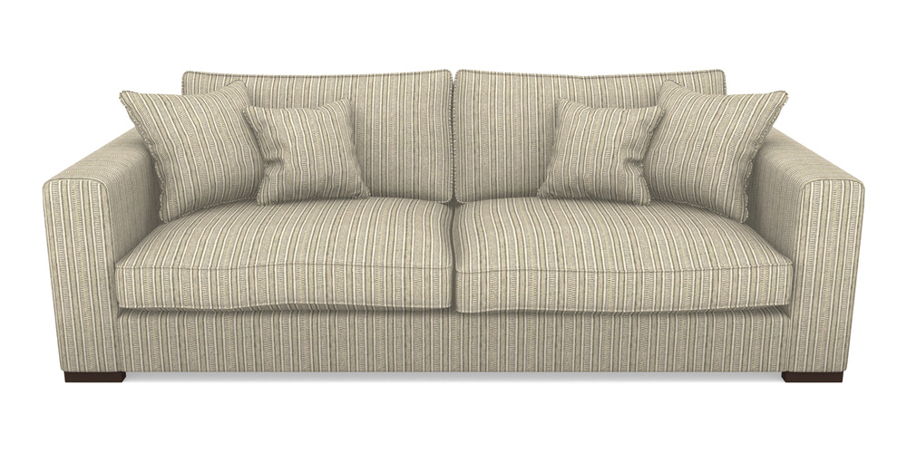 Product photograph of Stourhead 4 Seater Sofa In Cloth 22 Weaves - North Cascades - Lapis from Sofas and Stuff Limited