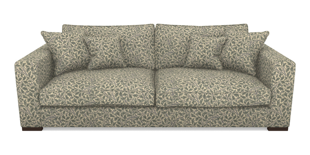 Product photograph of Stourhead 4 Seater Sofa In V A Drawn From Nature Collection - Oak Tree - Duck Egg from Sofas and Stuff Limited