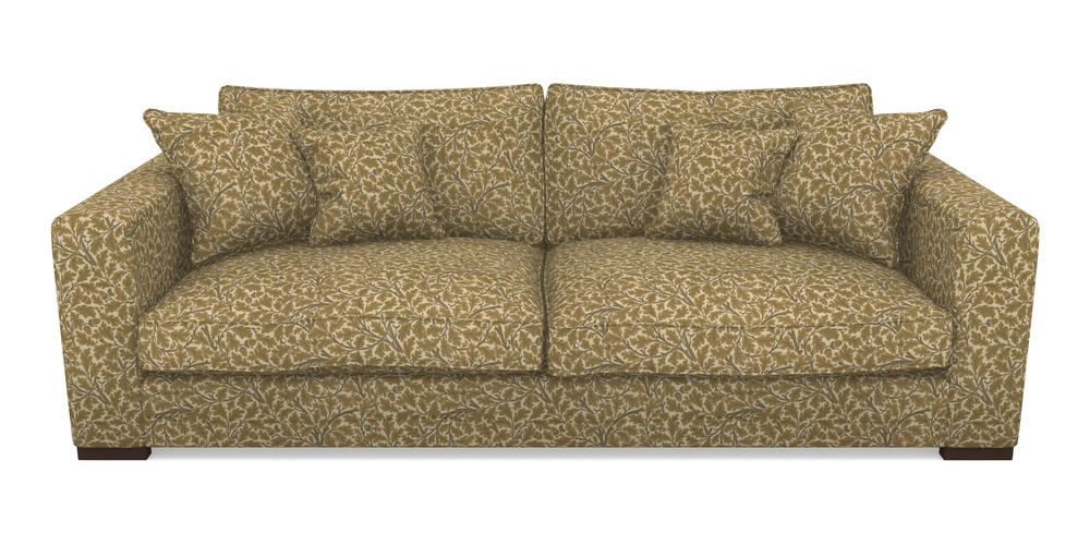 Product photograph of Stourhead 4 Seater Sofa In V A Drawn From Nature Collection - Oak Tree - Gold from Sofas and Stuff Limited