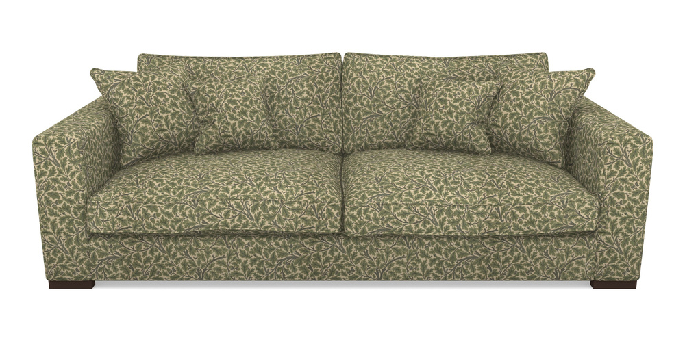 Product photograph of Stourhead 4 Seater Sofa In V A Drawn From Nature Collection - Oak Tree - Light Green from Sofas and Stuff Limited