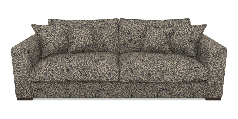 Product photograph of Stourhead 4 Seater Sofa In V A Drawn From Nature Collection - Oak Tree - Navy from Sofas and Stuff Limited