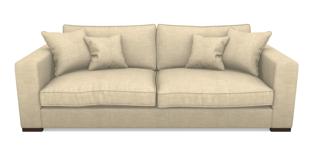 Product photograph of Stourhead 4 Seater Sofa In Posh Linen - Oatmeal from Sofas and Stuff Limited