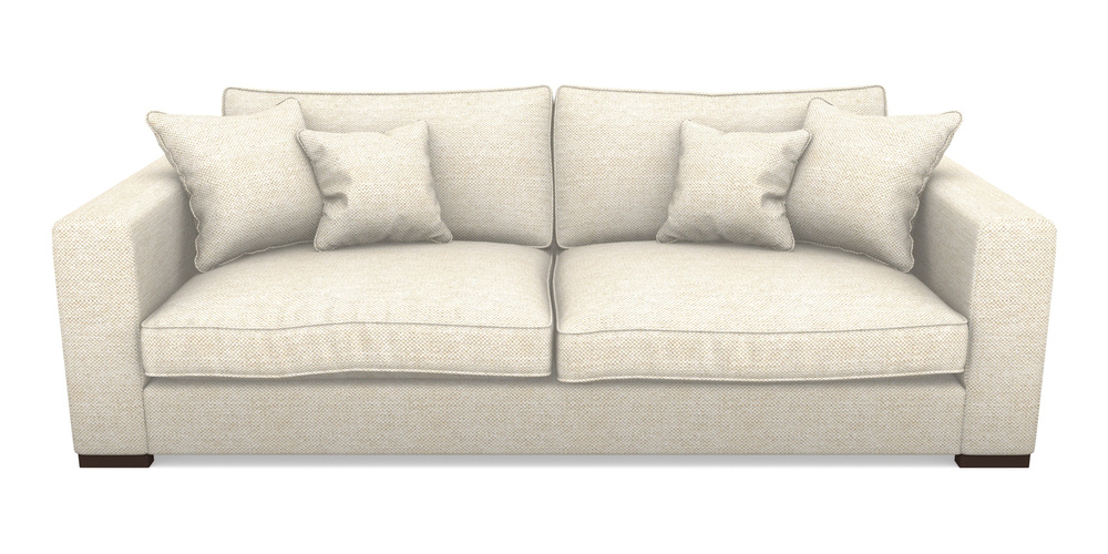 Product photograph of Stourhead 4 Seater Sofa In Sanday Linen - Natural from Sofas and Stuff Limited