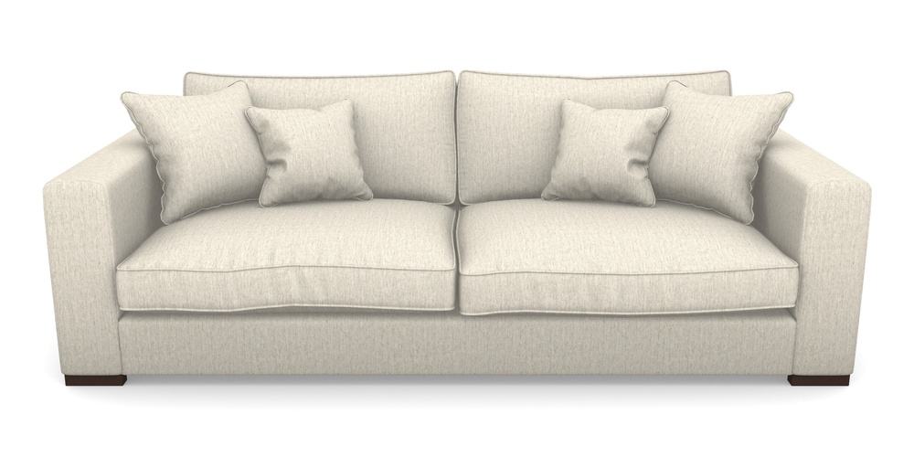 Product photograph of Stourhead 4 Seater Sofa In Smart Plain - Natural from Sofas and Stuff Limited