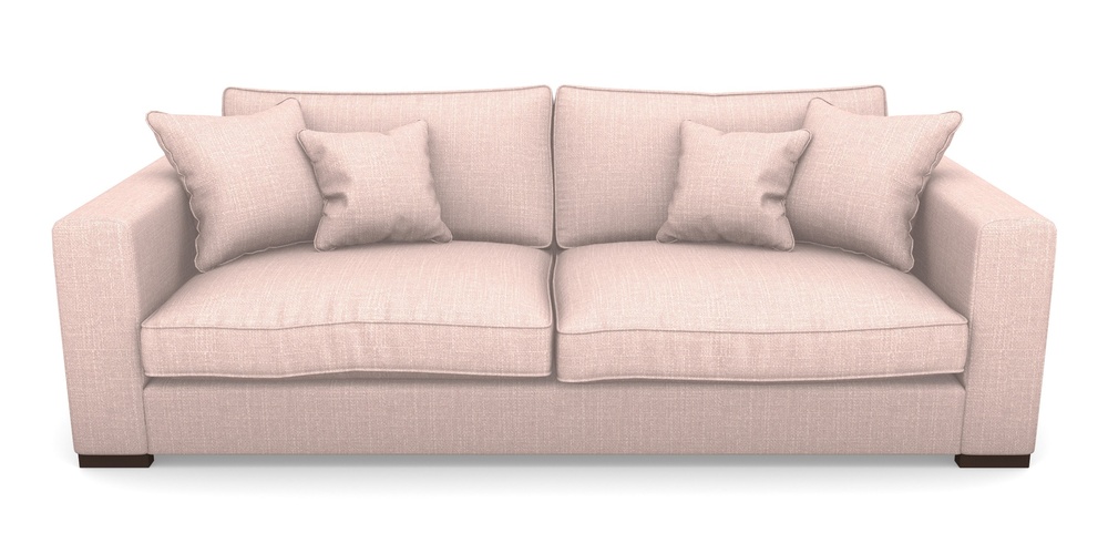 Product photograph of Stourhead 4 Seater Sofa In Tough As Houses - Deep Pink from Sofas and Stuff Limited