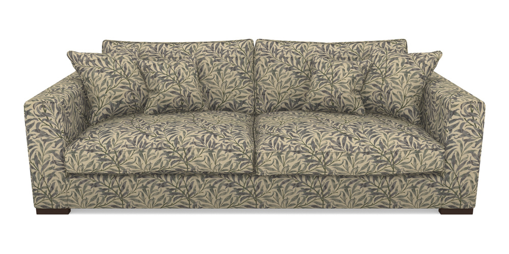 Product photograph of Stourhead 4 Seater Sofa In V A Drawn From Nature - Willow Bough Large - Duck Egg from Sofas and Stuff Limited