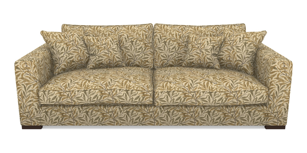 Product photograph of Stourhead 4 Seater Sofa In V A Drawn From Nature - Willow Bough Large - Gold from Sofas and Stuff Limited