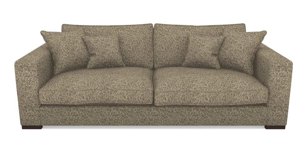Product photograph of Stourhead 4 Seater Sofa In V A Drawn From Nature Collection - Willow - Brown from Sofas and Stuff Limited