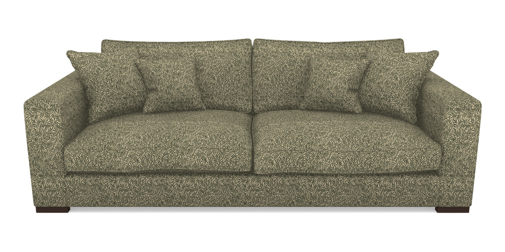 Product photograph of Stourhead 4 Seater Sofa In V A Drawn From Nature Collection - Willow - Dark Green from Sofas and Stuff Limited