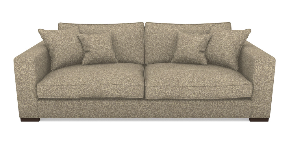 Product photograph of Stourhead 4 Seater Sofa In V A Drawn From Nature Collection - Willow - Grey from Sofas and Stuff Limited