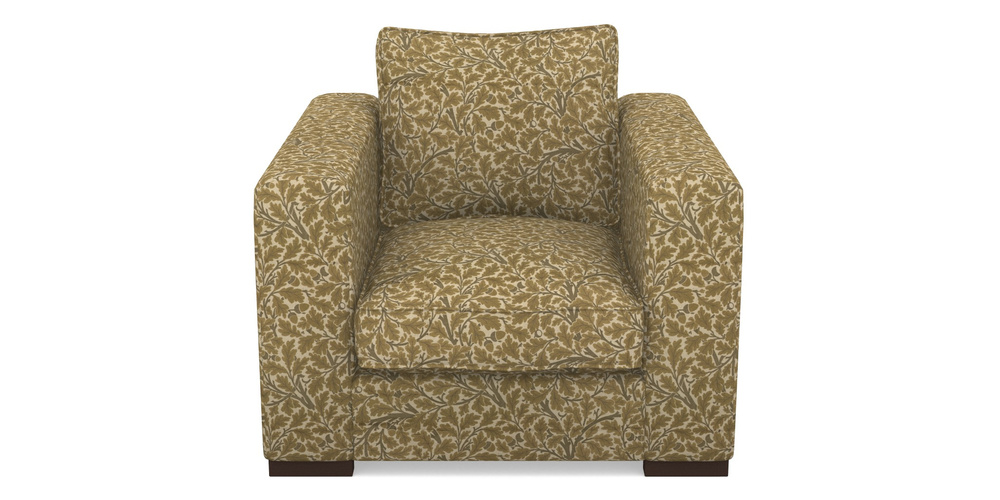 Product photograph of Stourhead Chair In V A Drawn From Nature Collection - Oak Tree - Gold from Sofas and Stuff Limited