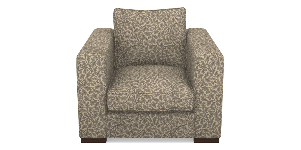 Product photograph of Stourhead Chair In V A Drawn From Nature Collection - Oak Tree - Grey from Sofas and Stuff Limited