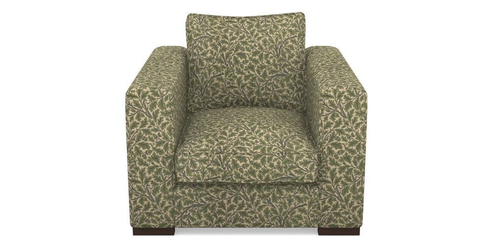 Product photograph of Stourhead Chair In V A Drawn From Nature Collection - Oak Tree - Light Green from Sofas and Stuff Limited