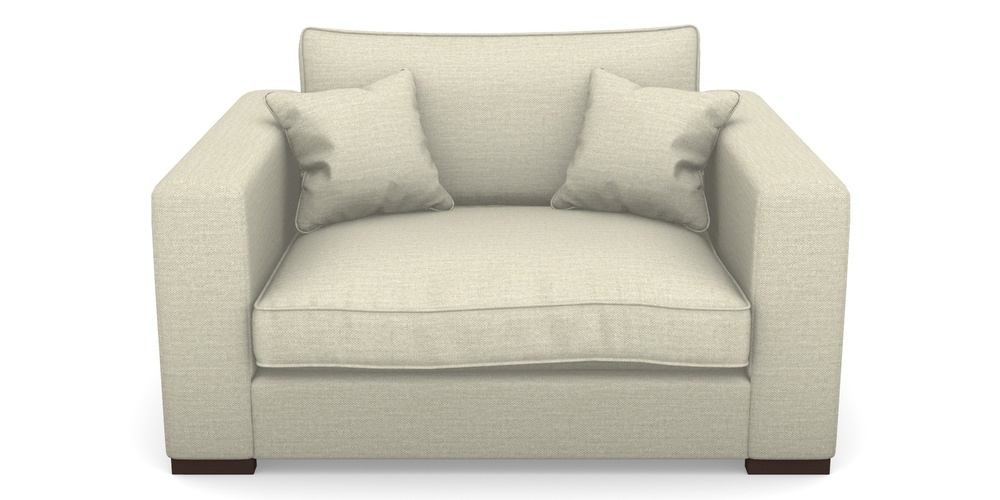 Product photograph of Stourhead Snuggler In Antwerp Linen - Natural from Sofas and Stuff Limited