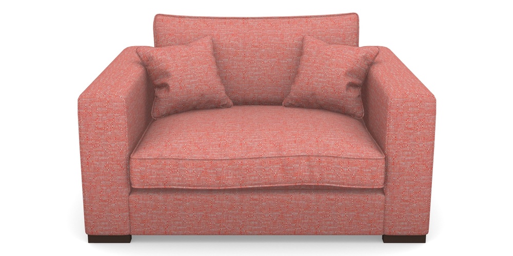 Product photograph of Stourhead Snuggler In Aqua Clean Hove - Chilli from Sofas and Stuff Limited