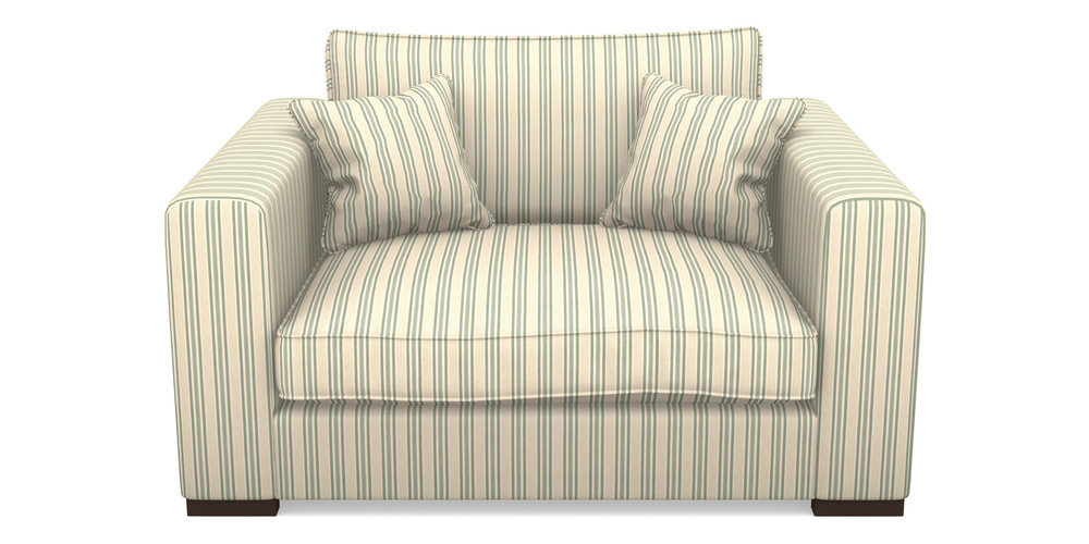 Product photograph of Stourhead Snuggler In Cloth 22 - Racing Stripes Ayr - Mint from Sofas and Stuff Limited